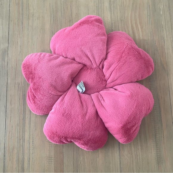 Jellycat Pink Fleury Petunia Flower Plush Stuffed Animal 14” Petals Smiley - Picture 3 of 7